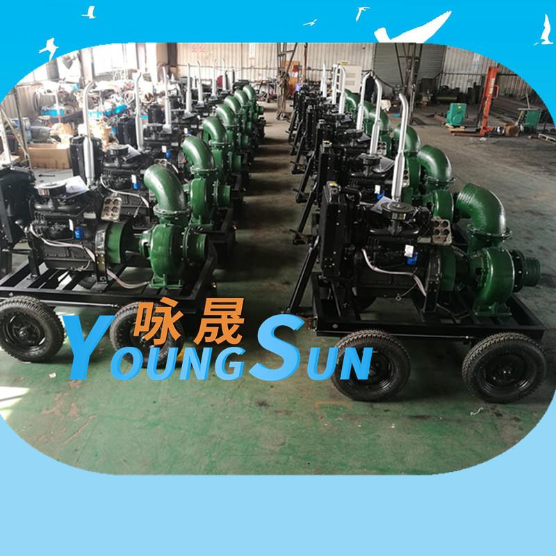 350HW-8 400HW-10S 500HW-6 农田灌溉柴油混流泵 防汛柴油水泵