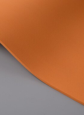 高弹力50度高密度纯橡胶海棉日本进口R45桔黄色刀模弹垫eva泡棉