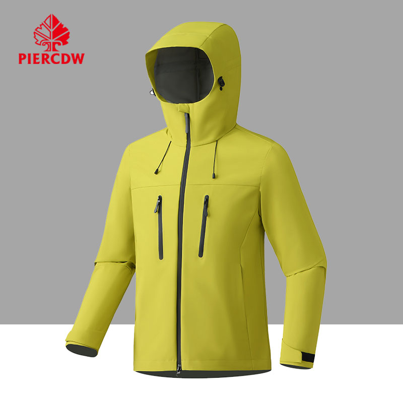 帕瑞萨/PIERCDW品牌2025春季新款户外冲锋衣女装防水透气连帽外套