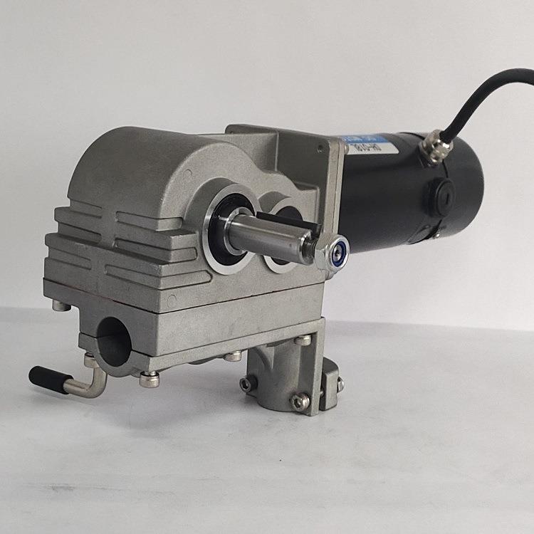 200W双曲面齿轮减速机 康复器材 手动释放离合直流减速电机