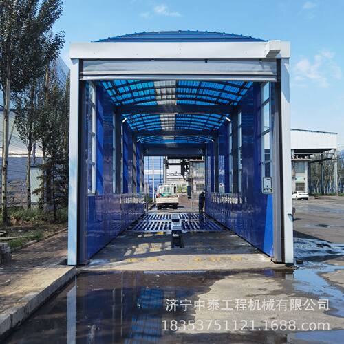龙门式工程洗车机 建筑工地工程车辆洗轮机全自动感应摇摆洗车房