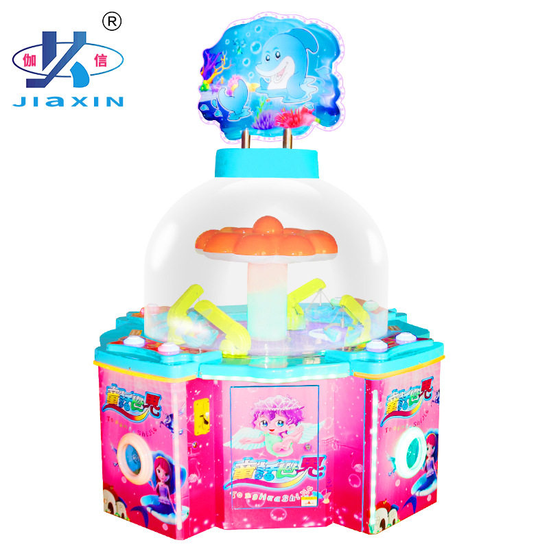 童话世界推水晶礼品机挖糖果机儿童投币游戏机动漫城电玩娱乐设备
