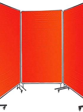 EN25980 6 x 6 半透明红色焊接屏幕阻燃 3 面板焊接屏幕带框