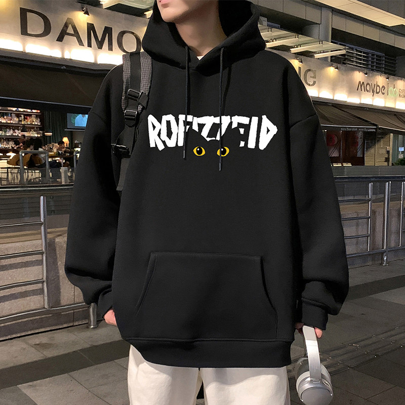 卫衣男2026新款春秋季潮牌连帽宽松运动外套男生美式高街休闲衣服