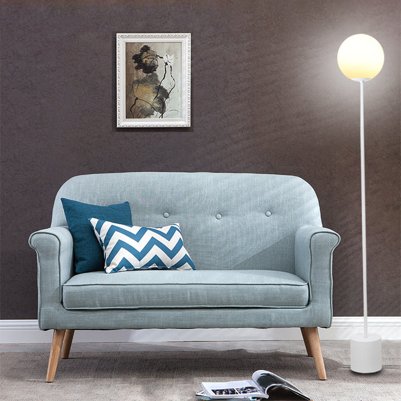 极简轻奢立式落地灯客厅网红沙发边玻璃美式卧室床头创意书房台灯,家装灯饰光源,装饰落地灯,淘宝优惠券,粉丝福利购,淘宝优惠卷