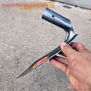 钢马新一代小尖镐淬火高锰钢锄头尖头种菜松土镐头一体开沟培土镐