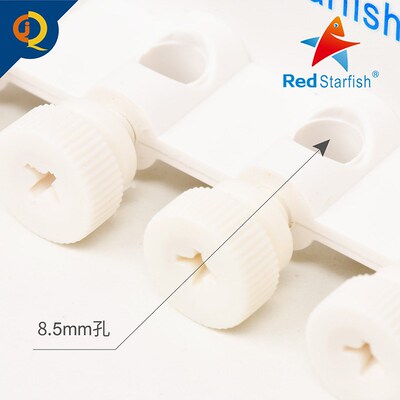 红海星滴定管固定架挂壁式管夹亚克力材质滴定泵支架海水鱼缸工具