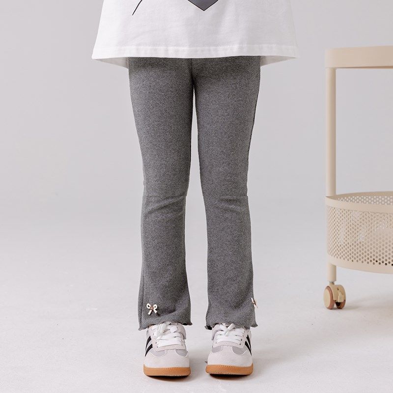 哈依鲁2024新款女童春秋季时尚弹力打底裤儿童中大童外穿微喇长裤,童装/婴儿装/亲子装,裤子,淘宝优惠券,粉丝福利购,淘宝优惠卷