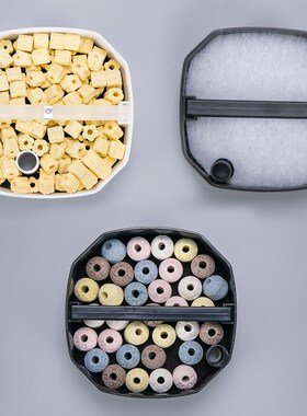 创星过滤桶CF1200 CF1000 cf800 DF1300滤材套餐 生化培菌过滤