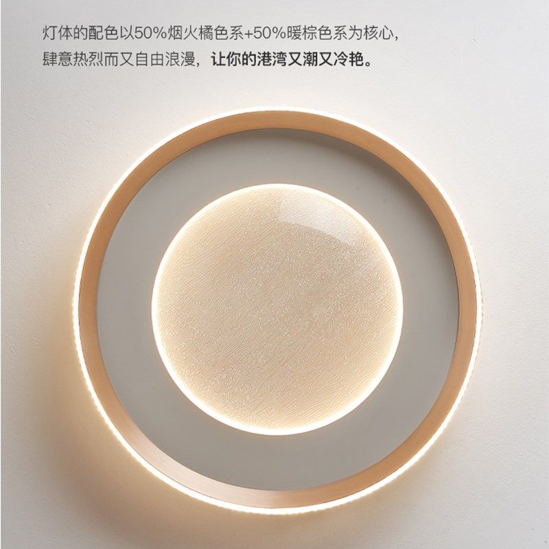 轻奢卧室吸顶灯2025新款意式极简高级感设计师护眼书房主卧室灯具