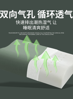护颈助眠记忆棉枕头制式军绿色07男士颈椎枕学生军训专用宿舍枕头