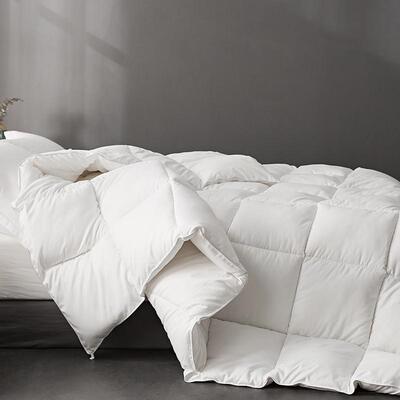 白色春秋被子 羽丝棉被芯蓬松单人被褥 1.5m绗缝固定冬被双人2m床