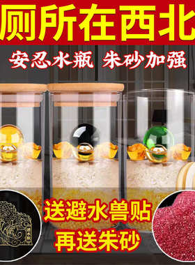 2025真安忍水瓶子床头朝西正东北厕所净宅卫生间在西北角卧室摆件