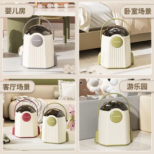 垃圾桶家用2024新款客厅大容量带盖高颜值儿童房男孩女孩卧室可爱