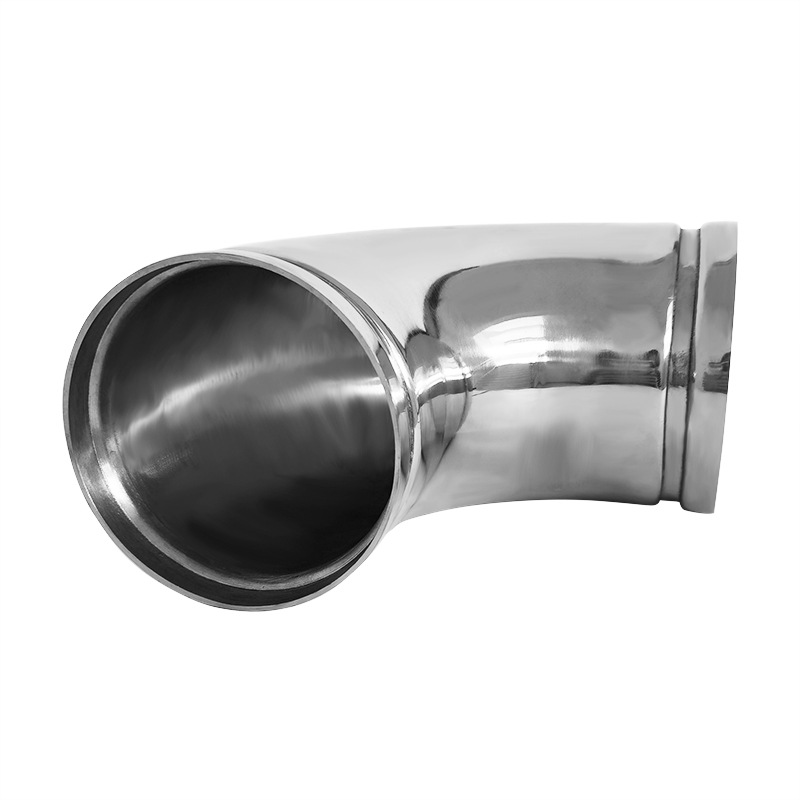 304不锈钢沟槽式90度弯头管件卡箍滚槽薄壁抱箍弯管消防喷淋管接