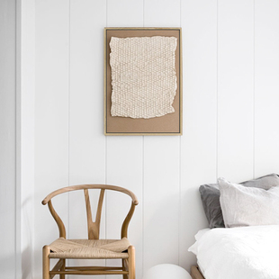 简约窄边实木油画画框定制L 型框架数字油画装裱细边木纹挂墙相框