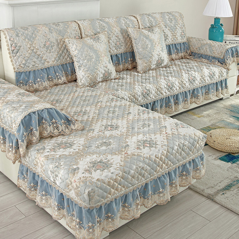 沙发垫四季通用欧式布艺防滑坐垫蕾丝高档客厅全包万能沙发套罩盖,居家布艺,沙发垫,淘宝优惠券,粉丝福利购,淘宝优惠卷
