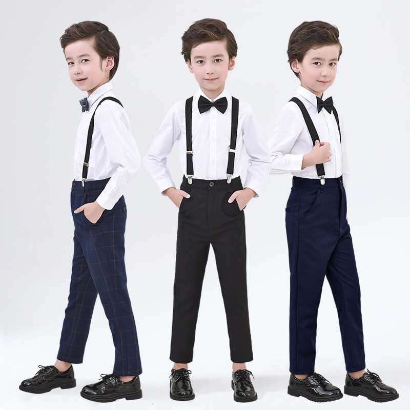儿童礼服男童钢琴演出服花童学生主持人正装长袖白衬衫黑裤子套装,童装/婴儿装/亲子装,儿童礼服,淘宝优惠券,粉丝福利购,淘宝优惠卷