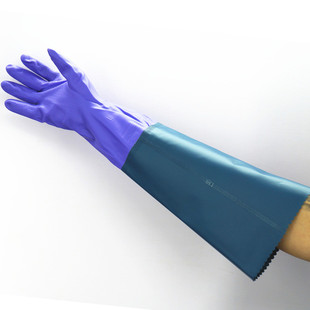 10双装价短款加绒洗衣服防水家务手套乳胶加厚橡胶皮洗碗清洁保暖