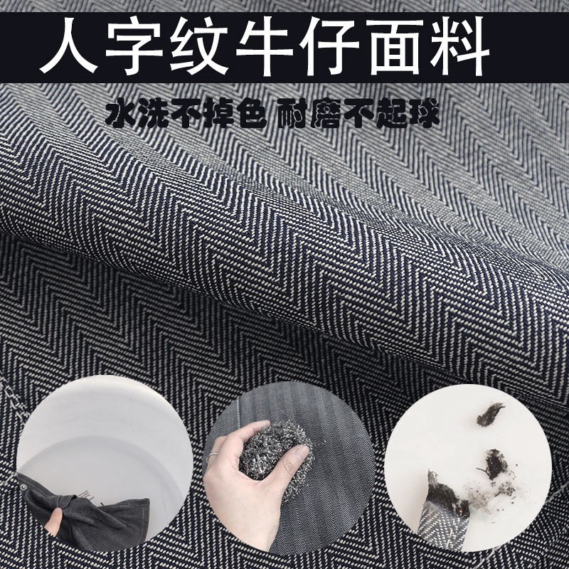 加厚加长男士围裙牛仔干活耐磨长袖厨房女士罩衣加肥工作上班定制