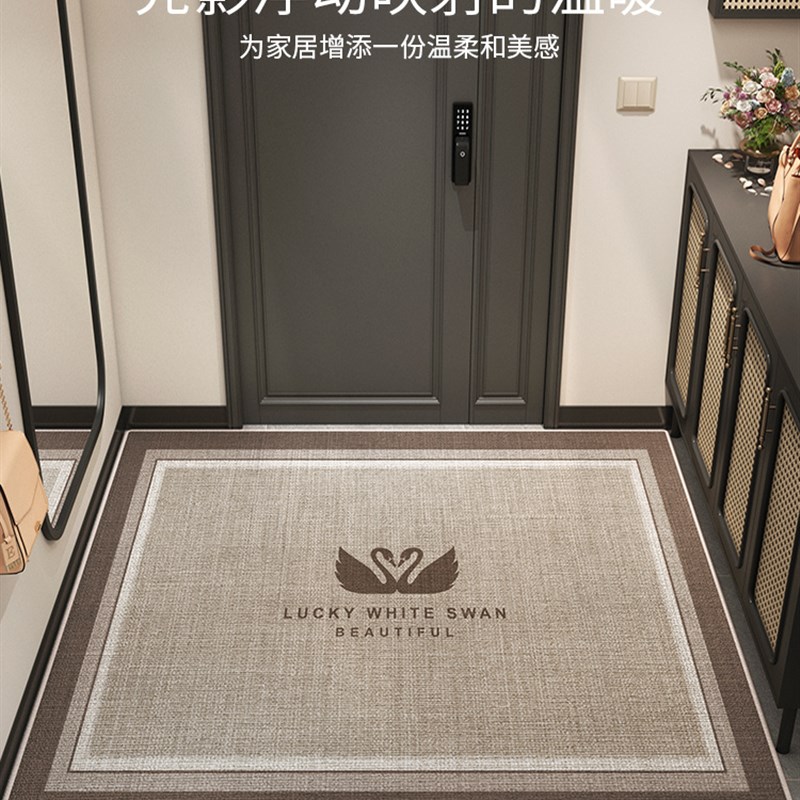 入户门地垫高端耐脏免洗进门门口防滑除尘脚垫玄关门垫可裁剪地毯