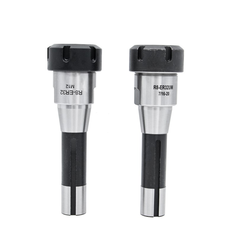 R8炮塔铣铣刀刀柄ER16/ER20/ER25/ER32/ER40筒夹R8铣刀柄M12M7/16