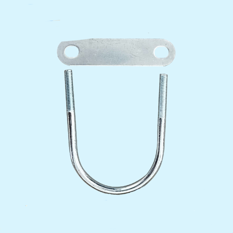 大棚配件园艺大棚骨架配件拱管斜撑固定卡热镀锌U型卡U型卡管管扣