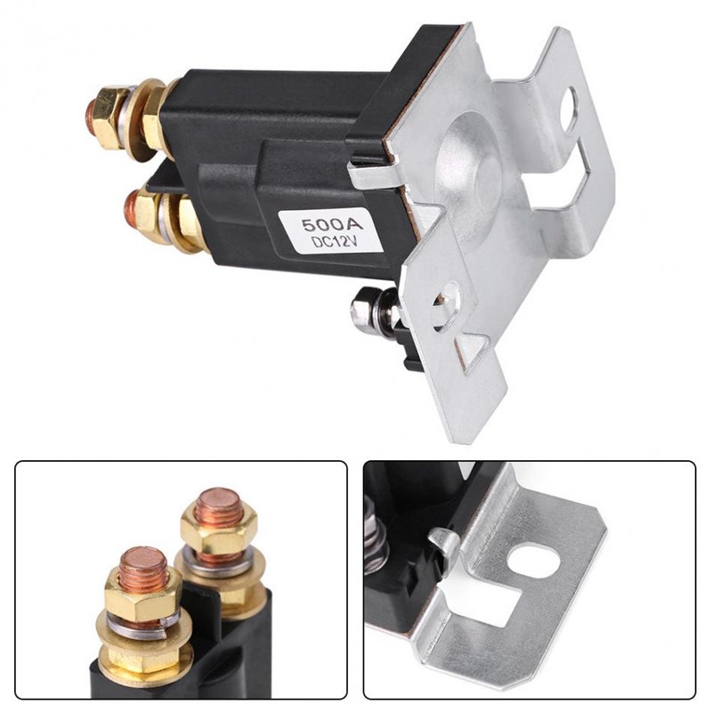 500A大电流汽车直流继电器 12V车用总电源开关控制继电器