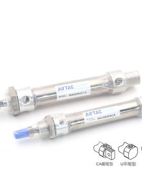 亚德客气缸MA16X20X25X32X40X50X60X75X80X100X125X150X200SCA SU
