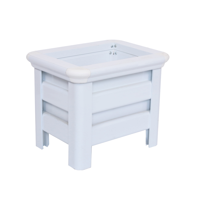 铝合金花箱户外道路市政组合防腐木花箱花槽阳台种菜长方形种植箱