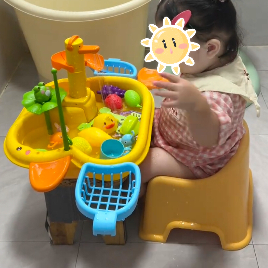 儿童洗碗机洗菜盆水龙头电动循环过家家厨房玩具宝宝孩多功能礼物