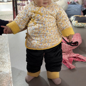 冬季 2025国风手工棉袄棉裤 加厚棉花百花仙子女童 新款 童装