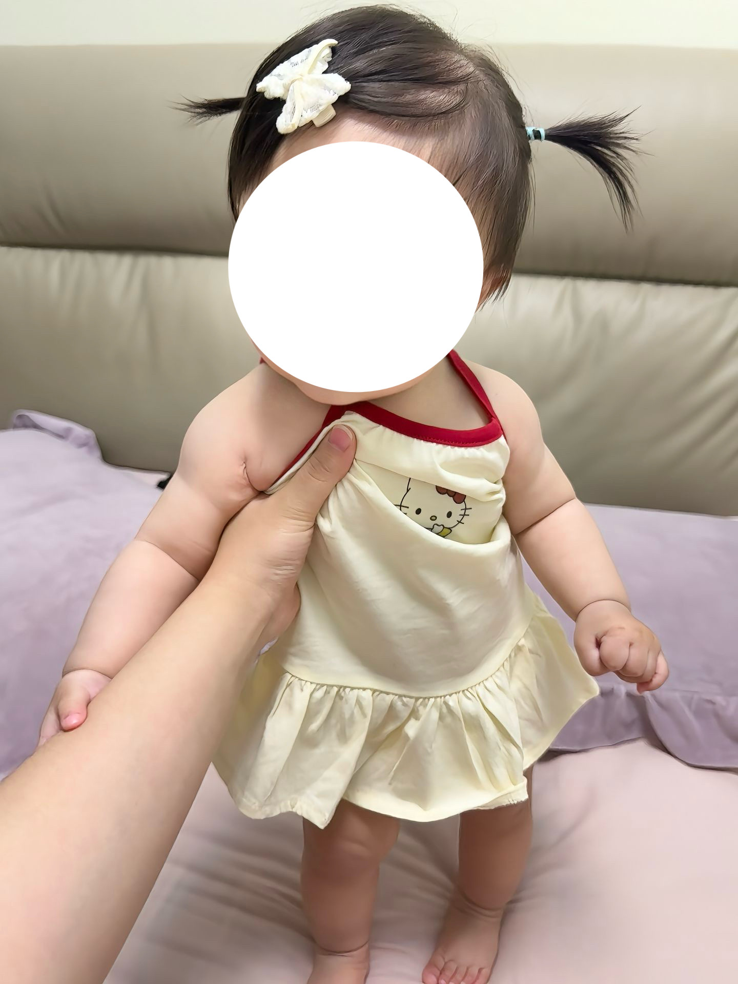 吊带连衣裙女童可爱背心小猫咪夏季薄款短裙2026宝宝衣服