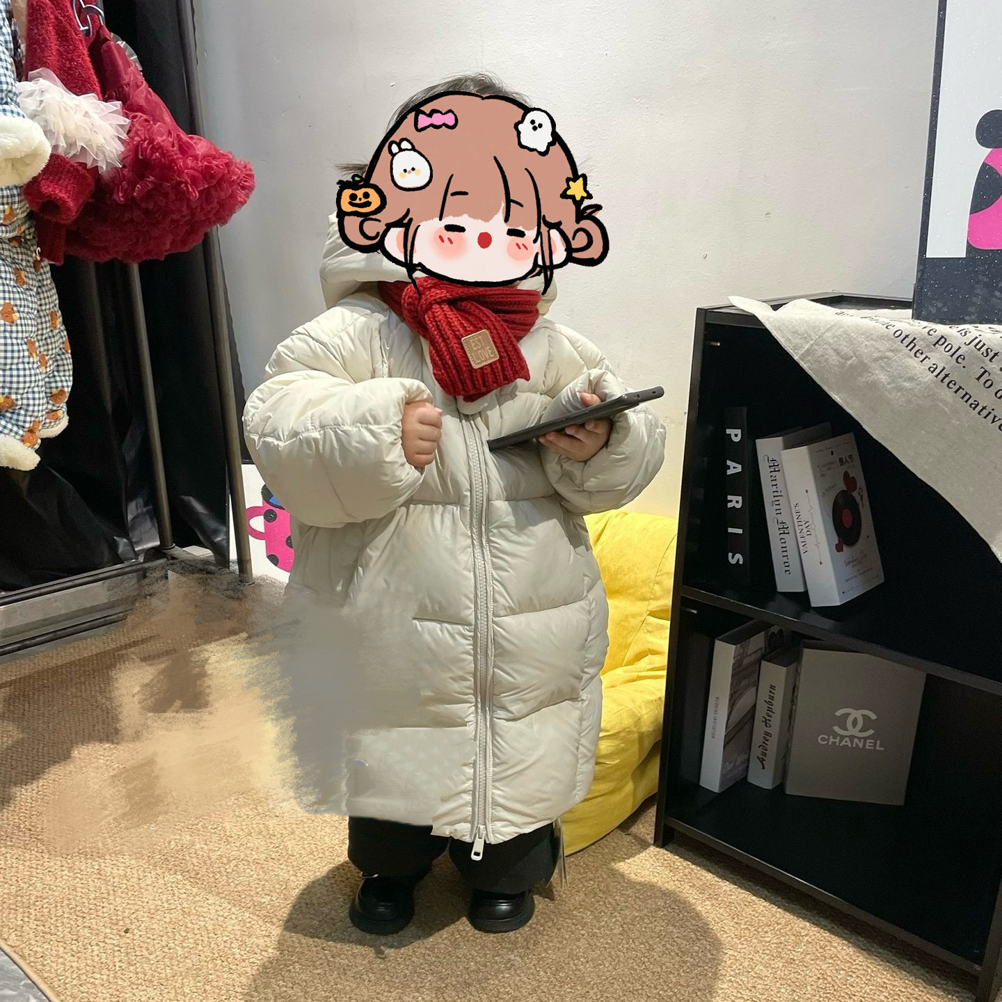 儿童新款加厚羽绒服中大童秋冬保暖连帽男女童洋气面包服外套2026