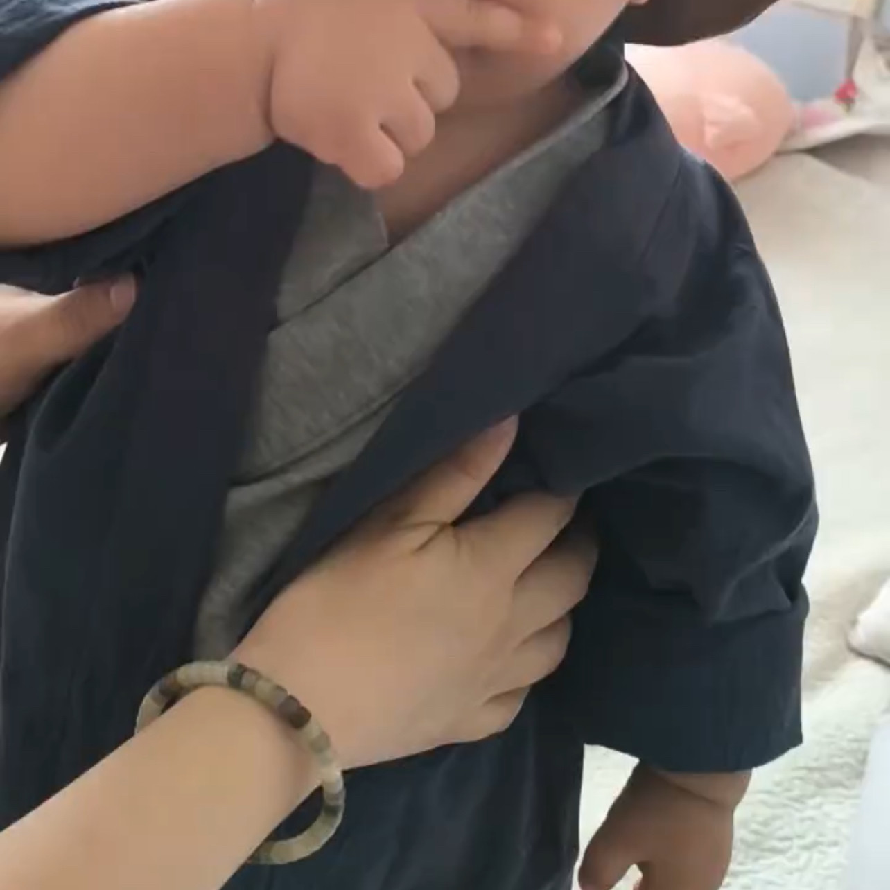 抽象新款2026儿童古装汉服国学婴儿儿童虾仁套装cos套装