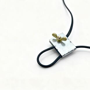 中古做旧金属铁艺吊灯灯线卡扣台灯五金灯绳长短调节器吊灯收线器