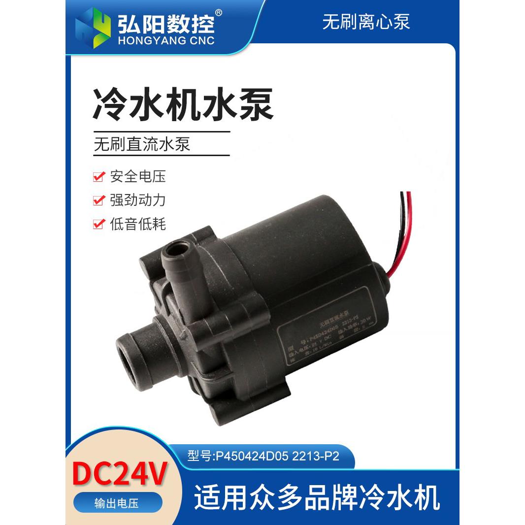 无刷直流水泵DC24V无刷电机P450424D05冷水机专用水泵30W小水泵
