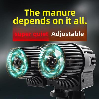 鱼缸波泵冲浪泵吸泵吹粪泵底部循环曝气机无声海水流波机