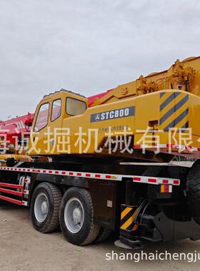 SANY STC800 Used 80t Crane：先导操控 + 全伸臂 50m，外贸热销
