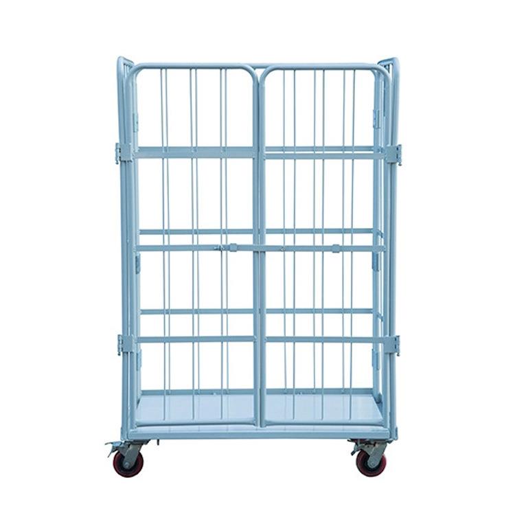 服装厂布片物料周转车注塑产品车间笼车电子配件网格仓储周转筐