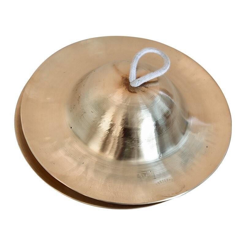 手工铸造秧歌队锣鼓大帽镲响铜大头镲威风锣鼓表演演出庆典活动镲