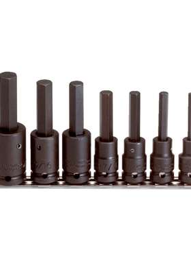 3/8方 英制7件套内六角冲击套筒 1/8-3/8 J72152