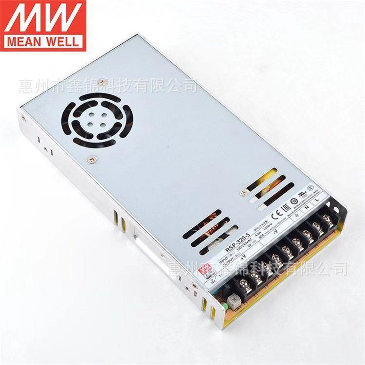 RSP-320-5带PFC薄型稳压变压器320W（左右）开关电源3C认证 RSP