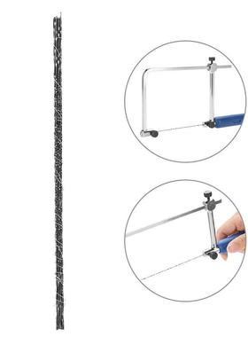 144pcs 螺旋齿滚动锯片钢丝锯 木头拉花锯条 用于木材金属塑料切