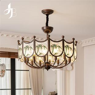 宝兮客厅吊灯宋式美学中古风新中式大厅主灯复古大气高端餐厅灯