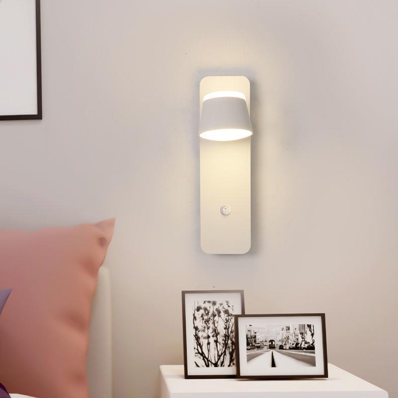 壁灯卧室床头LED阅读新款北欧创意阳台现代简约带开关遥控墙壁灯