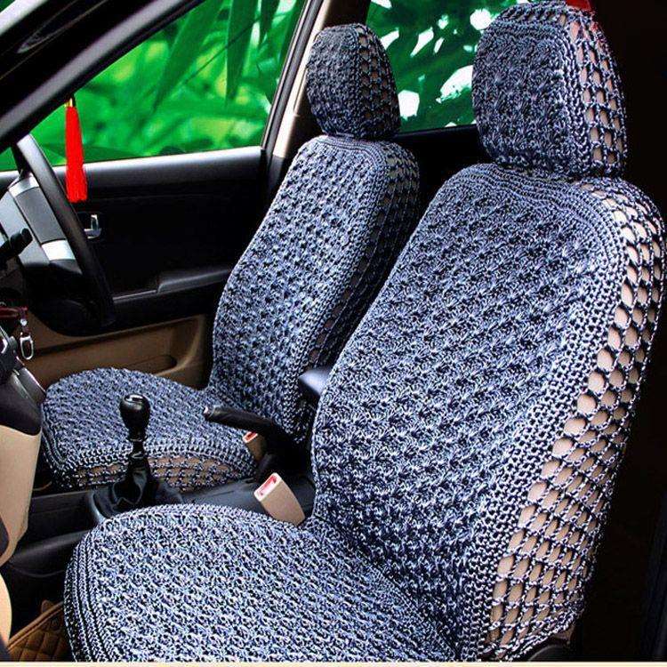 车垫速腾四季凉H6座套夏季冰丝汽车坐垫透气哈弗宝来手编通风