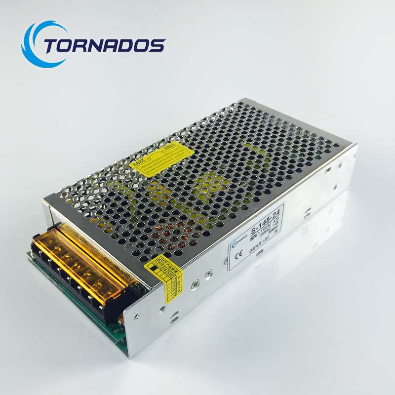 145W24V6A单组S-145-24开关电源24V145W自动抹灰机粉墙机直流电源