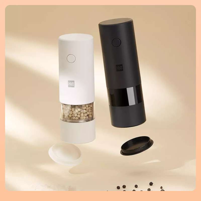?电动研磨器胡椒磨粉机磨海盐花椒粉研磨瓶黑胡椒粒研磨器