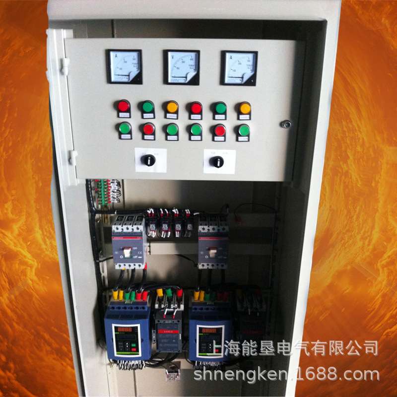 三相在线旁路电机软启动器 软起动控制柜 90kw起动柜